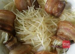 腊味豆芽卷的做法图解9