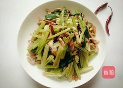 芹菜炒肉的做法图解11