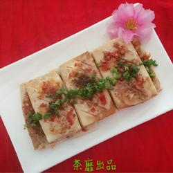 孜然蒜香豆腐（烤箱版）的做法[图]