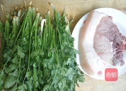 香菜肉饼的做法图解2