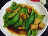 荷兰豆炒肉
