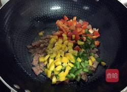 彩椒培根炒饭的做法图解4