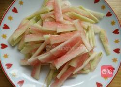 南瓜炒西瓜的做法图解2