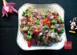 洋葱青豆炒猪皮的做法图解7
