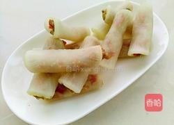 三鲜白萝卜卷的做法图解11