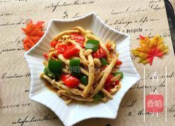彩椒海鲜菇炒鸡蛋的做法图解11
