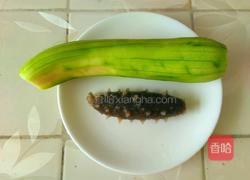 爆炒海参丝瓜的做法图解1