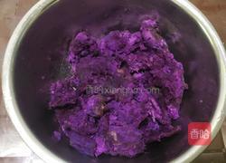 紫薯糯米饼的做法图解1