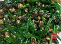 韭菜炒螺丝肉的做法图解10