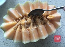 哈密瓜酸奶盏的做法图解3