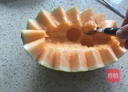 哈密瓜酸奶盏的做法图解5