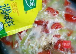 西瓜皮西红柿蛋花汤的做法图解8