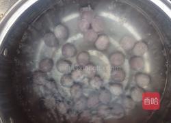 米酒汤圆蛋花汤的做法图解2