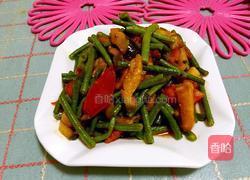 豇豆炒茄子的做法图解5