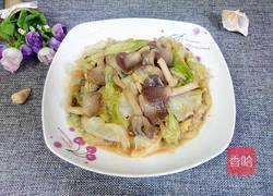 平菇炒卷心菜的做法图解8