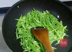 豆豉香肠炒豆角的做法图解5
