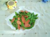 荷兰豆炒香肠
