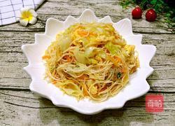 卷心菜炒面线的做法图解13