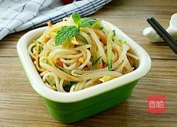 芝香绿豆芽拌面的做法图解10