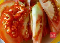 番茄炒油渣的做法图解3