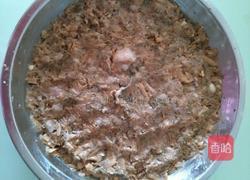头菜叶蒸肉饼的做法图解4