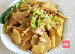 土豆炒鸡肉的做法图解9