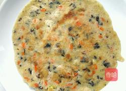 胡萝卜木耳鸡蛋饼的做法图解8