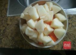 雪梨红萝卜排骨汤的做法图解3