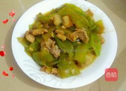 莴笋炒肉片的做法图解5