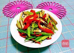 芹菜炒香干的做法图解4