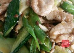 黄瓜炒肉的做法图解8