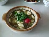 酸菜肉末豆腐汤