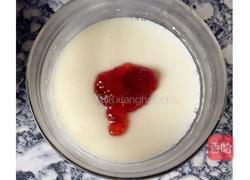 草莓酱双皮奶的做法图解5