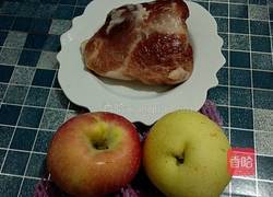 苹果蜜梨瘦肉汤的做法图解1