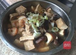香菇虾仁炖豆腐的做法图解6