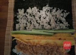 鸡蛋肉松寿司的做法图解2