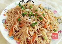 三丝炒面的做法图解8