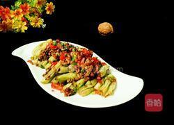 彩椒肉末炒米豆的做法图解12