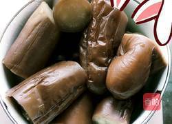 香煎茄饼的做法图解1