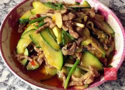 小南瓜炒肉丝的做法图解10