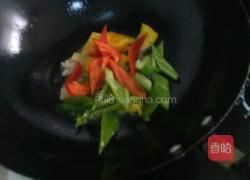 彩椒炒面片的做法图解7