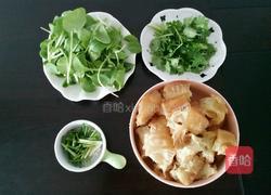 油条小青菜鸡蛋汤的做法图解1