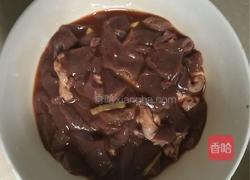 青椒炒猪肝的做法图解2