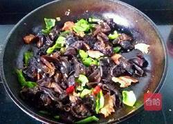 黑木耳炒肉片的做法图解9