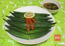 白灼秋葵的做法图解5