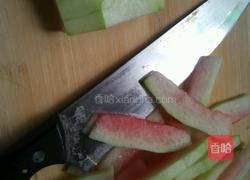 凉拌西瓜皮的做法图解3