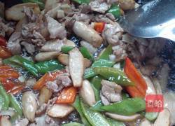 菇蕾炒肉的做法图解8