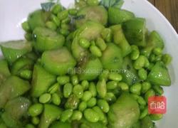 毛豆丝瓜的做法图解3