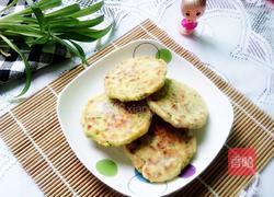 芹菜叶火腿煎饼的做法图解8