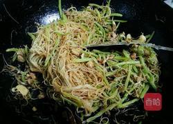 山芋藤炒面的做法图解9